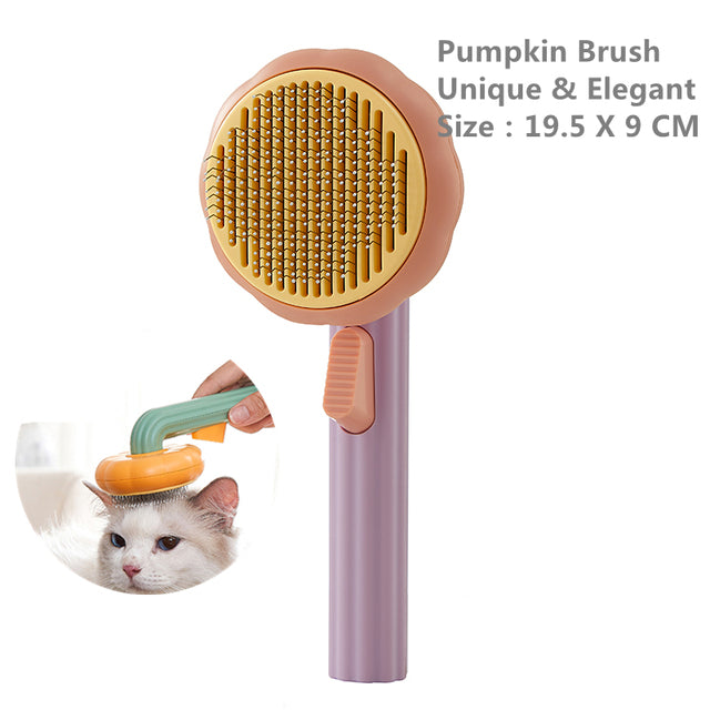 Pumpkin Pet Slicker Brush