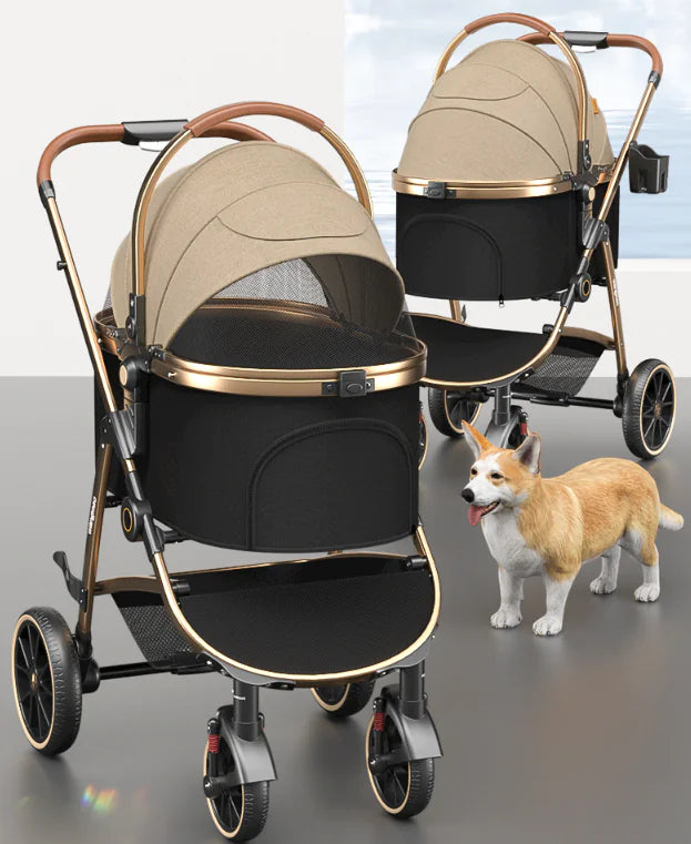 Deluxe Medium Pet Jogger - Lightweight Aluminum Stroller