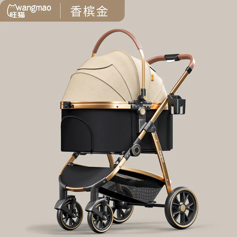 Deluxe Medium Pet Jogger - Lightweight Aluminum Stroller