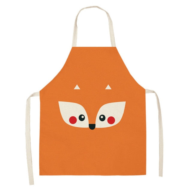 Cartoon Animal Oilproof Apron
