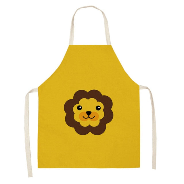 Cartoon Animal Oilproof Apron