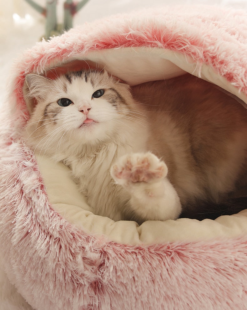 Long Plush Pet Bed