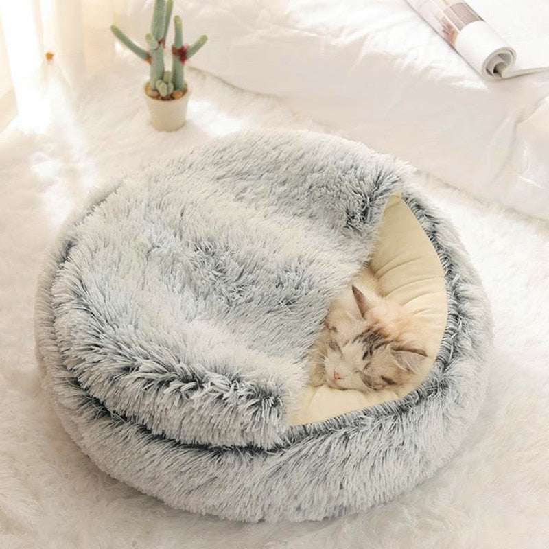 Long Plush Pet Bed