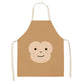 Cartoon Animal Oilproof Apron