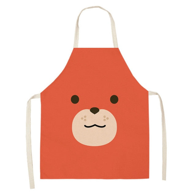 Cartoon Animal Oilproof Apron