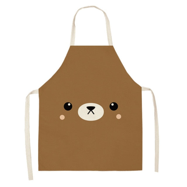Cartoon Animal Oilproof Apron