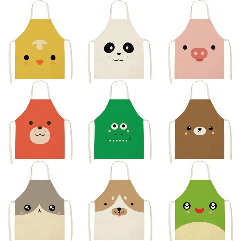 Cartoon Animal Oilproof Apron
