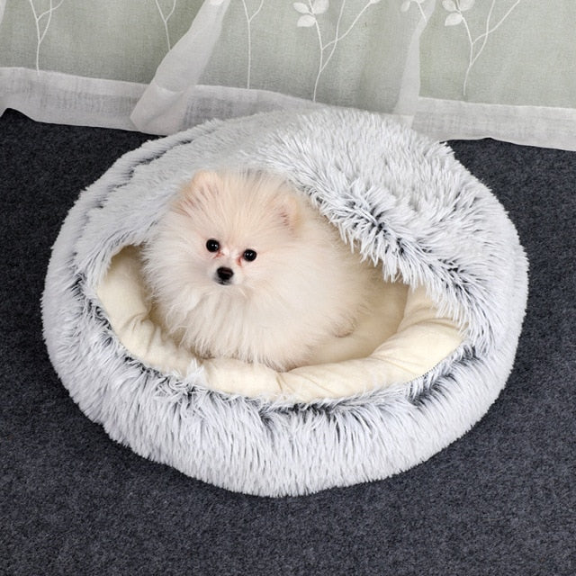 Long Plush Pet Bed