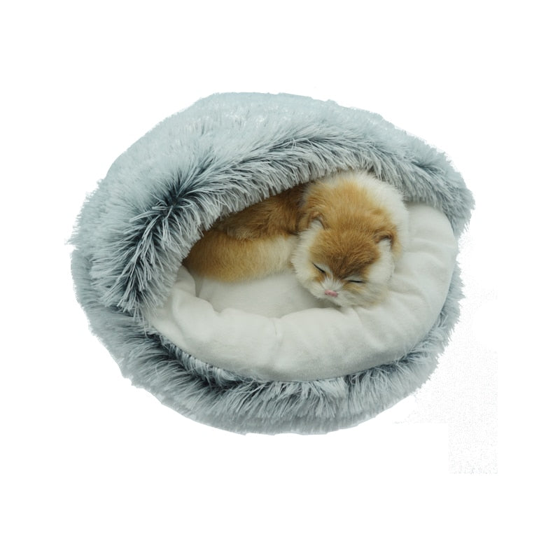 Long Plush Pet Bed