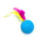 Plastic Golf Ball with Feather (6 pcs)