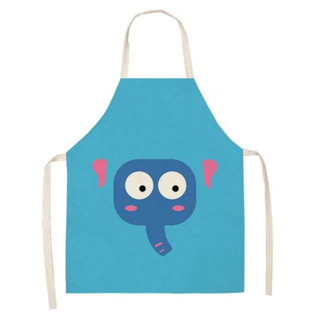 Cartoon Animal Oilproof Apron