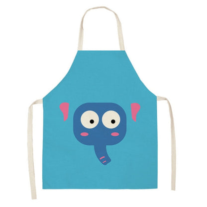 Cartoon Animal Oilproof Apron