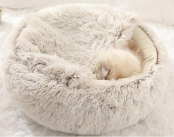 Long Plush Pet Bed