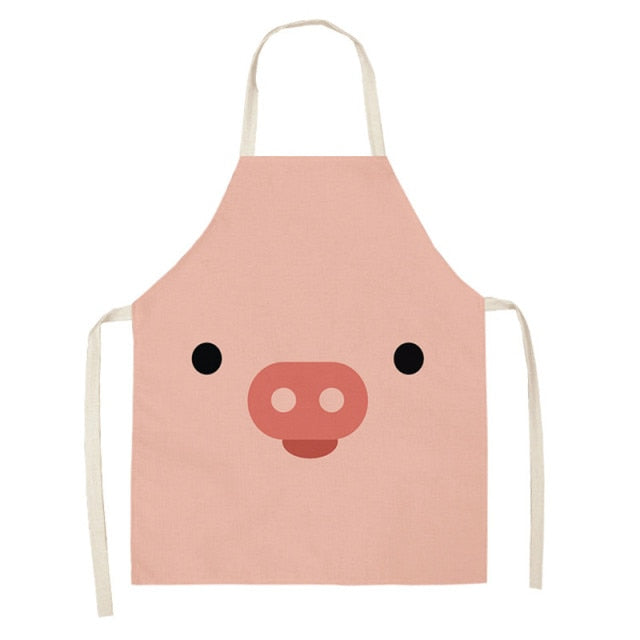 Cartoon Animal Oilproof Apron